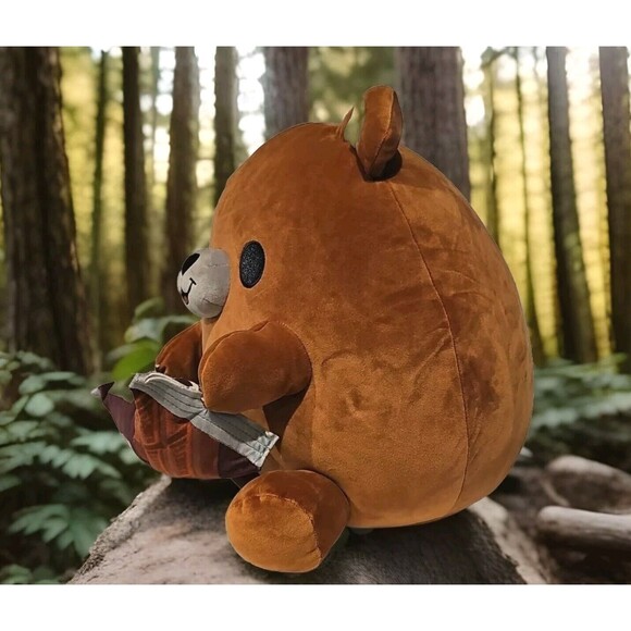 Zuru Snackle TERRY Bear 14” JUMBO Plush w/ HERSHEY’S CHOCOLATE Snackles - Picture 11 of 11